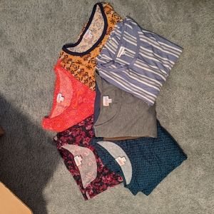 Six Pack Julia LuLaRoe Dresses, Large